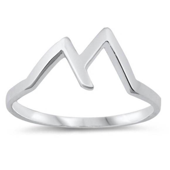 Jewelry - 925 Sterling Silver Mountain Range Ring
